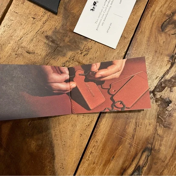 Coach 1941 Glovetanned Leather Bright Pink Clutch Wristlet with Paperwork - Picture 8 of 16